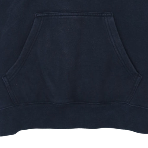 Champion Men’s Blue Pullover Hoodie Small Regular Fit Logo Fleece