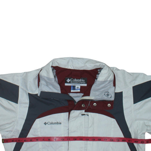 Columbia Men's White M 3-in-1 Waterproof Hiking Jacket