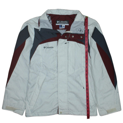 Columbia Men's White M 3-in-1 Waterproof Hiking Jacket