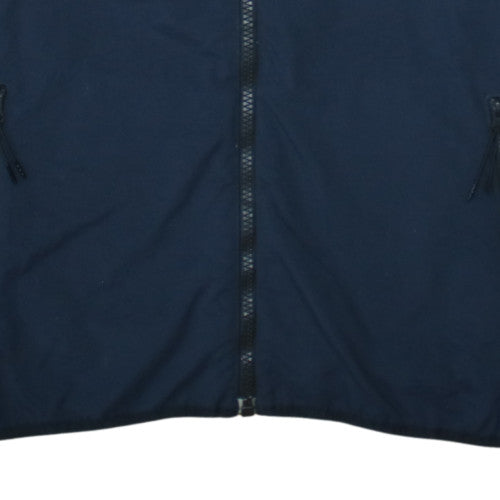 Nike Mens XL Blue Windbreaker Hooded Jacket USATF Sportswear