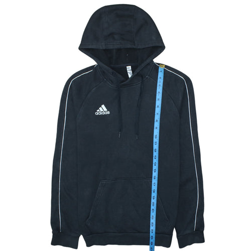 Adidas Men's Black Pullover Hoodie Size S Sports Fleece Sweatshirt