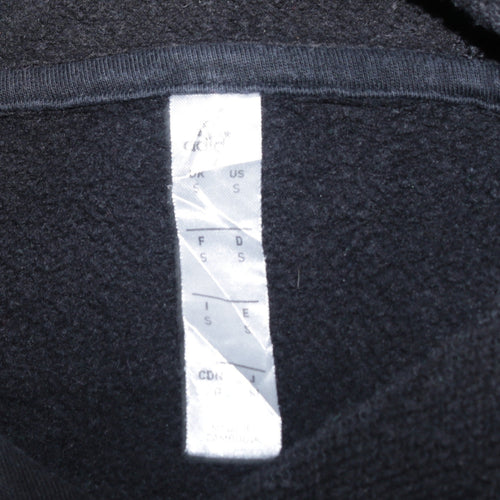Adidas Men's Black Pullover Hoodie Size S Sports Fleece Sweatshirt