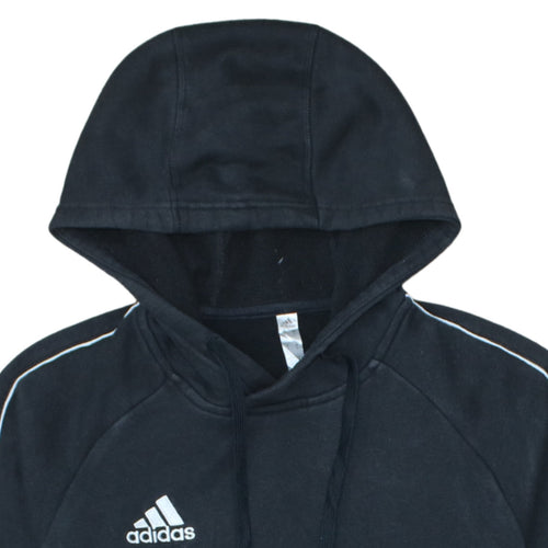 Adidas Men's Black Pullover Hoodie Size S Sports Fleece Sweatshirt