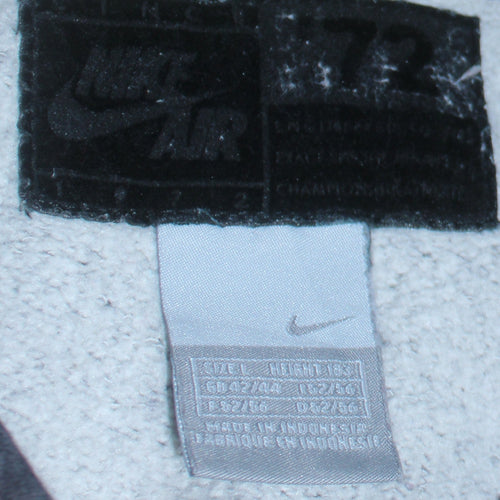 Nike Air Men's Grey Colourblock Pullover Hoodie Size L