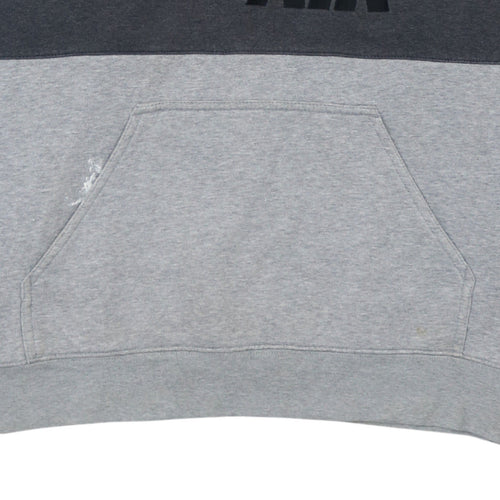 Nike Air Men's Grey Colourblock Pullover Hoodie Size L