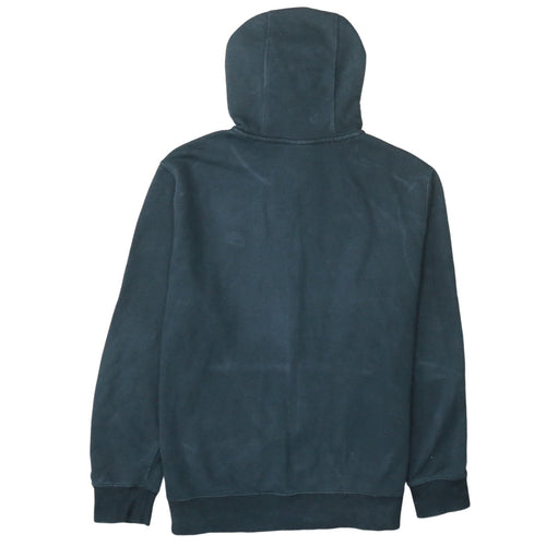 Nike Men's Black Full Zip Hoodie L Regular Cotton Blend