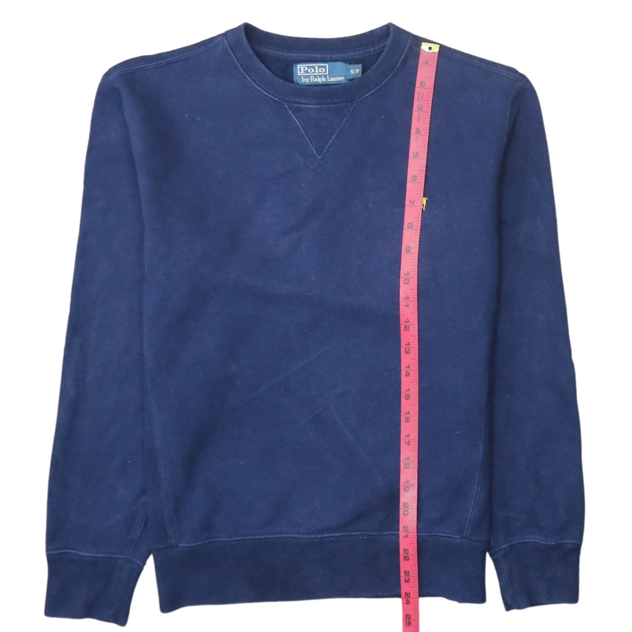 Ralph Lauren Men's Blue Classic Crew Neck Cotton Sweatshirt S