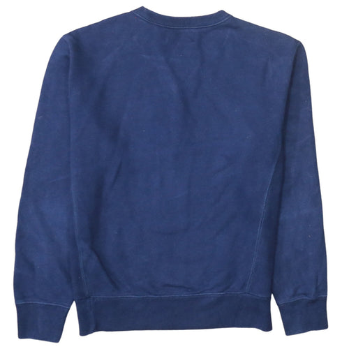 Ralph Lauren Men's Blue Classic Crew Neck Cotton Sweatshirt S