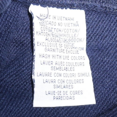 Ralph Lauren Men's Blue Classic Crew Neck Cotton Sweatshirt S