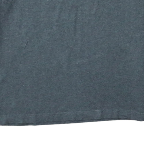 Tommy Hilfiger Men's Grey Long Sleeve V-Neck T-Shirt XL