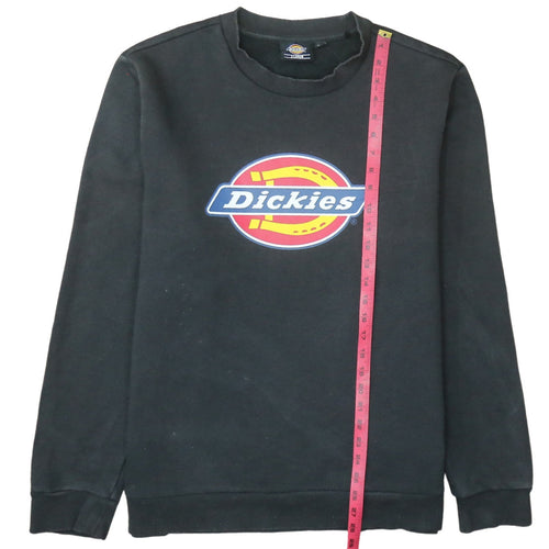 Dickies Men's Black XL Pullover Fleece Sweatshirt Logo Crew Neck