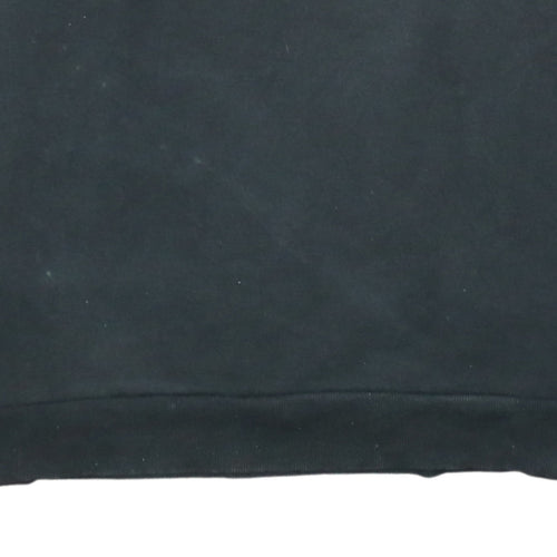 Dickies Men's Black XL Pullover Fleece Sweatshirt Logo Crew Neck