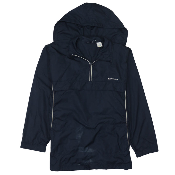 Reebok Mens Blue Small Windbreaker Hooded Lightweight Jacket