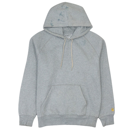 Carhartt Work In Progress Grey Pullover Hoodie Women S Cotton Blend