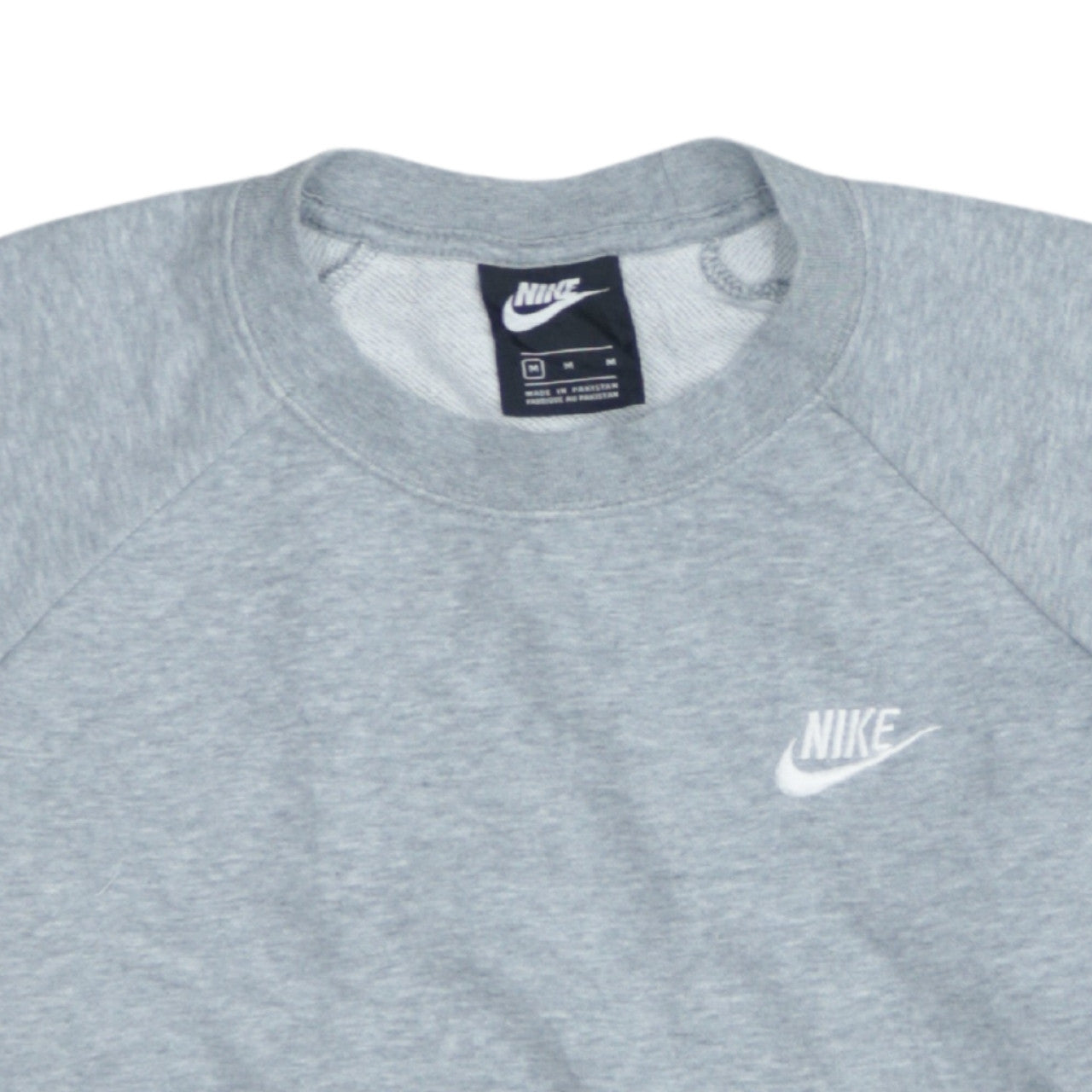 Nike Womens Grey Crew Neck Pullover Sweatshirt M Casual