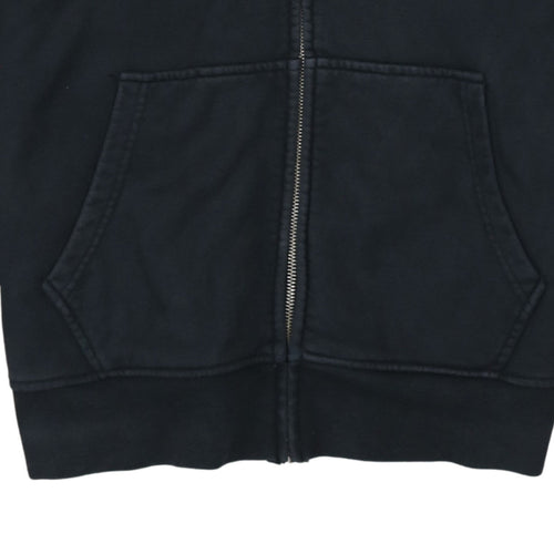 Levi's Men's Black Full Zip Hooded Sweatshirt Size S Relaxed Fit