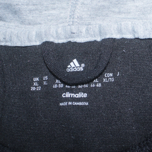 Adidas Womens Black Full Zip Hoodie XL Climalite Lightweight Hooded