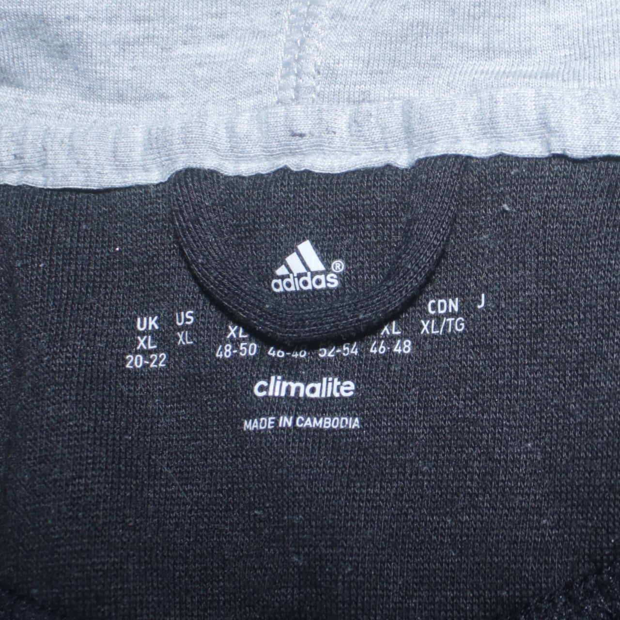 Adidas Womens Black Full Zip Hoodie XL Climalite Lightweight Hooded
