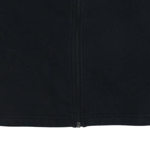 Adidas Women's Black Full Zip Hoodie Size 12 Regular Fit Sportswear