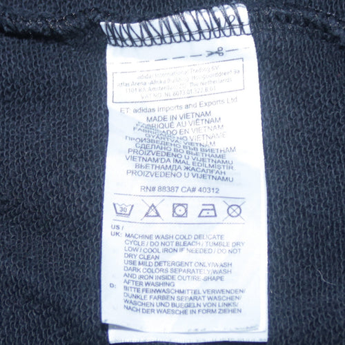 Armani Jeans Men’s Black Cotton Pullover Sweatshirt XS