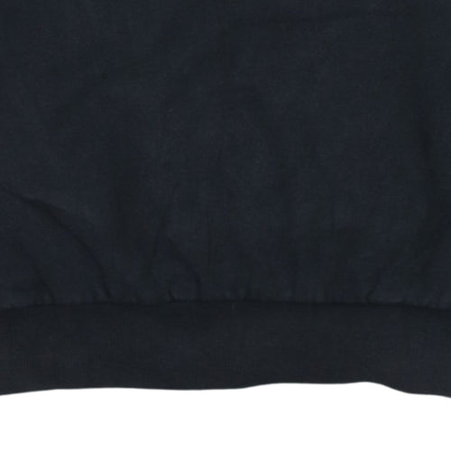 Armani Jeans Men’s Black Cotton Pullover Sweatshirt XS