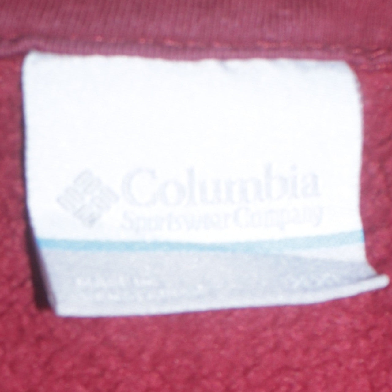Columbia Mens Red 1/2 Zip Fleece Sweatshirt Size L Outdoor Pullover