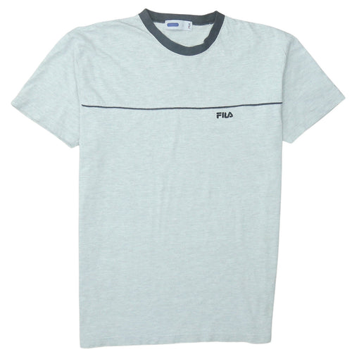 Fila Men's Grey Short Sleeve Crew Neck T-Shirt Size L