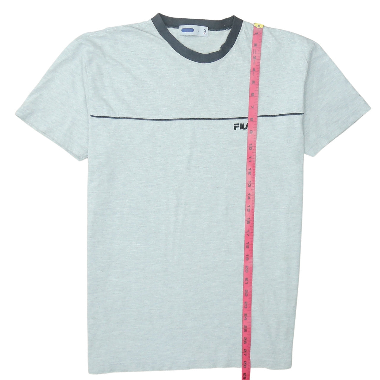 Fila Men's Grey Short Sleeve Crew Neck T-Shirt Size L