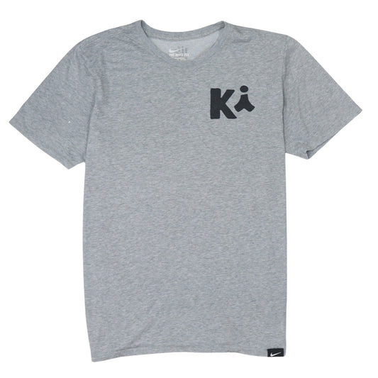 Nike Men’s Grey Dri-FIT Athletic T-Shirt M Kyrie Irving Logo