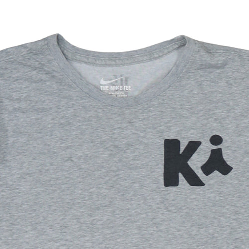 Nike Men’s Grey Dri-FIT Athletic T-Shirt M Kyrie Irving Logo