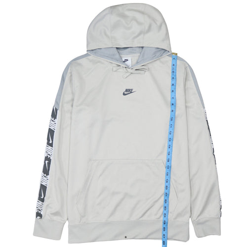 Nike Men's Grey Pullover Hoodie L Lightweight Sportswear