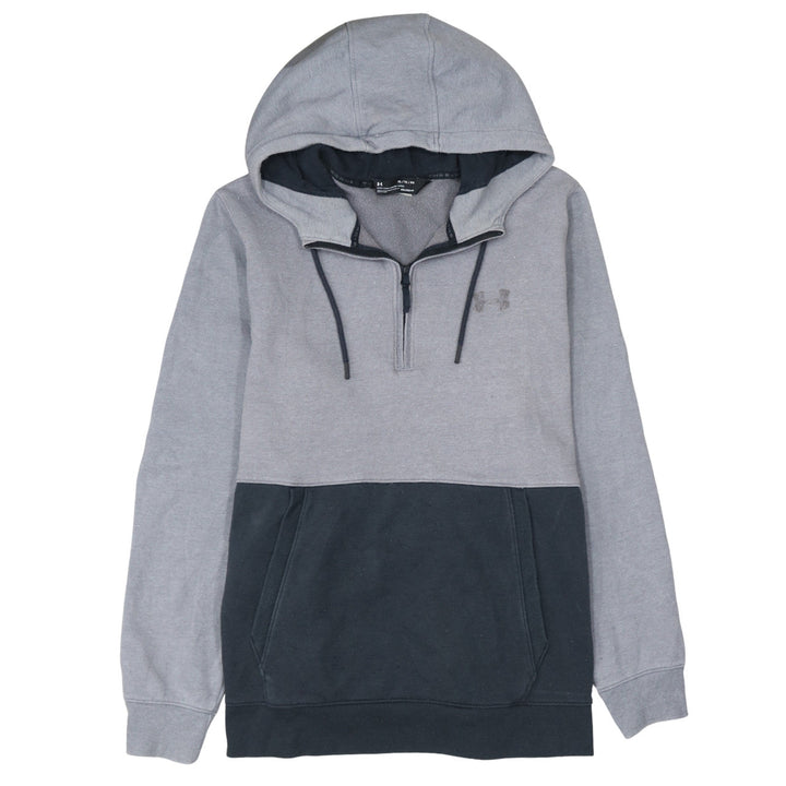 Under Armour Men's Grey XL 1/4 Zip ColdGear Hoodie