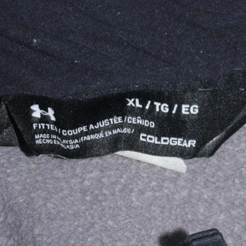 Under Armour Men's Grey XL 1/4 Zip ColdGear Hoodie