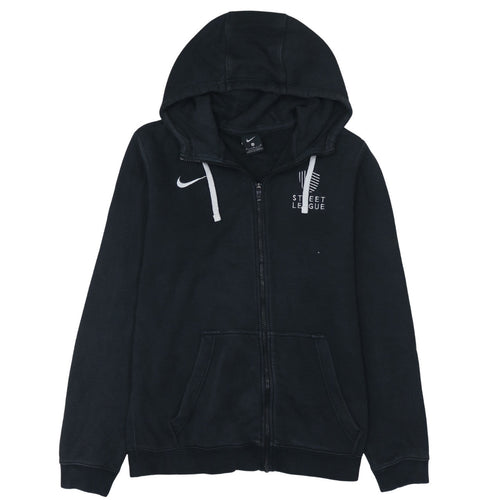 Nike Men's Black Full Zip Hoodie Medium Street League Sportswear