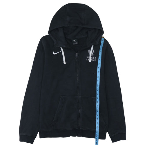 Nike Men's Black Full Zip Hoodie Medium Street League Sportswear