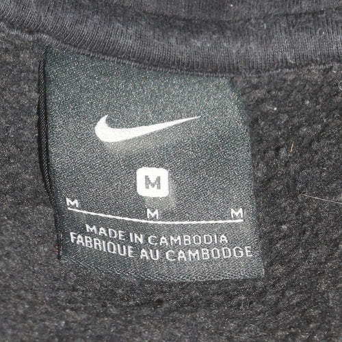 Nike Men's Black Full Zip Hoodie Medium Street League Sportswear