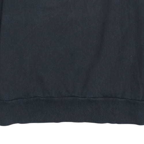 Puma Men's Black Long Sleeve Crew Neck Pullover Sweatshirt L