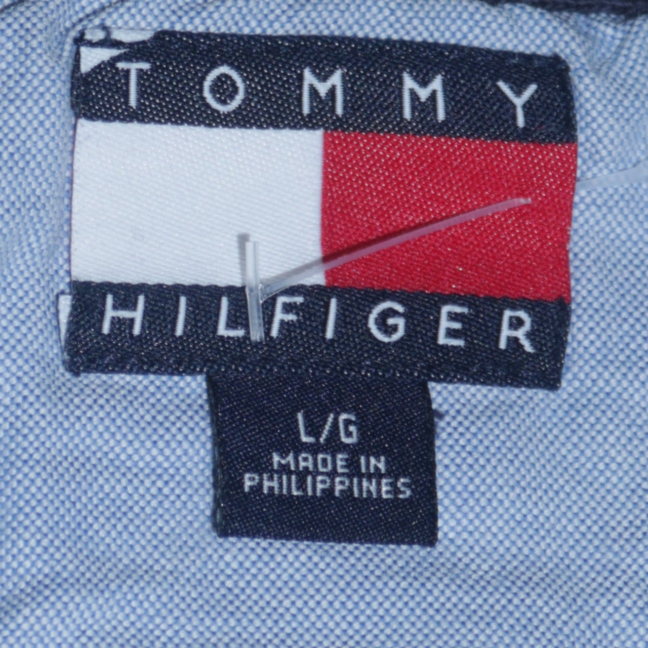 Tommy Hilfiger Men's Blue L Regular Fit Crew Neck Pullover Sweatshirt