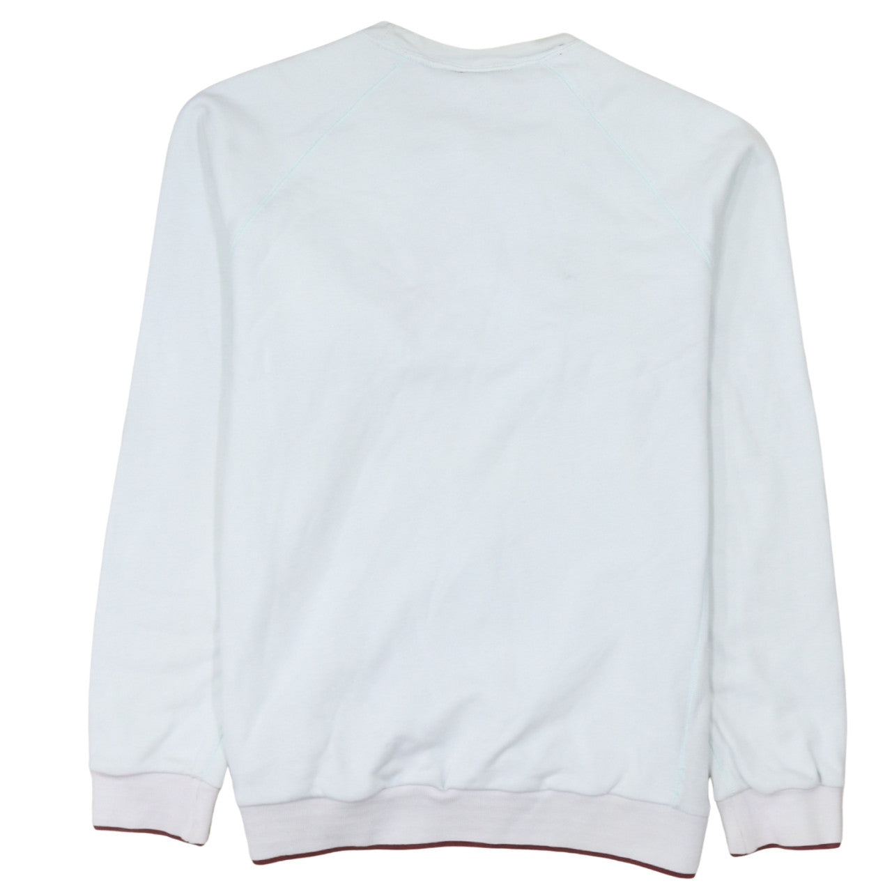 Fila Men's White Embroidered Logo Pullover Sweatshirt Size M