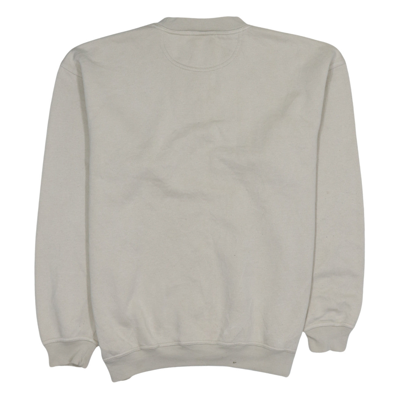 Lotto Mens Beige Crew Neck Pullover Sweatshirt L Regular Fit