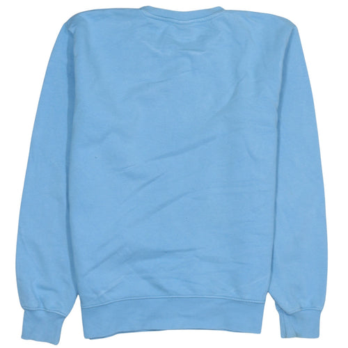 Ellesse Women Blue Crew Neck Pullover Sweatshirt UK M