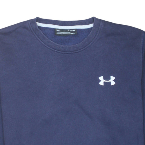 Under Armour Men's Blue XL Pullover ColdGear Fleece Sweatshirt