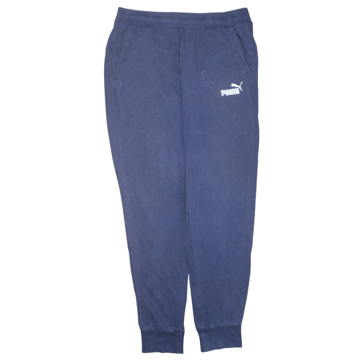 Puma Men's Blue Jogger Sweatpants L Regular Fit Casual Trousers