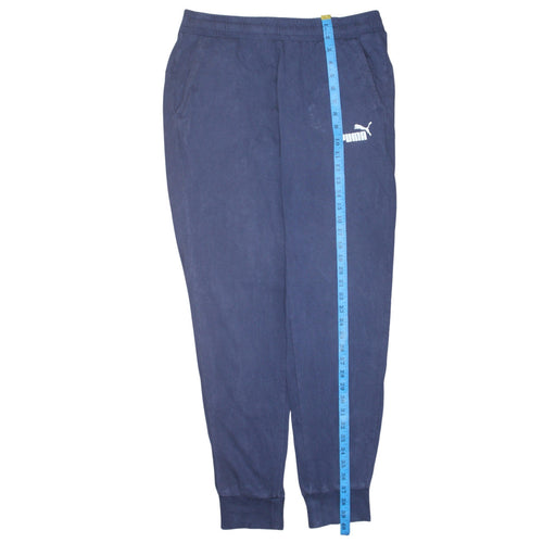 Puma Men's Blue Jogger Sweatpants L Regular Fit Casual Trousers
