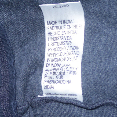 Calvin Klein Jeans Men's Navy Blue Crew Neck Cotton T-Shirt Size S