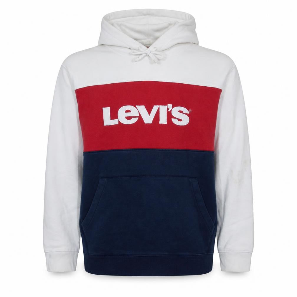 Front view of Levi's Men's Multicoloured Pullover Hoodie M Regular Fit