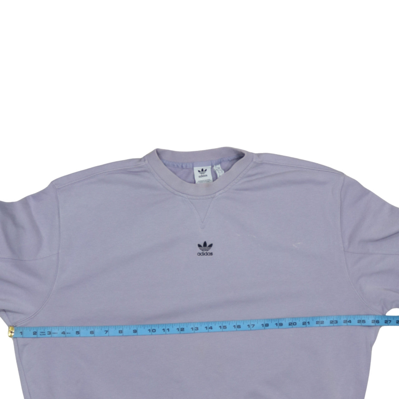 Adidas Women’s Lilac Crew Neck Sweatshirt Size 12 Cotton Blend