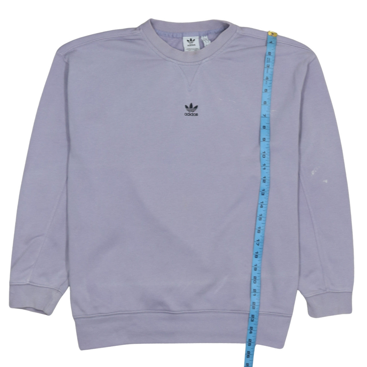 Adidas Women’s Lilac Crew Neck Sweatshirt Size 12 Cotton Blend