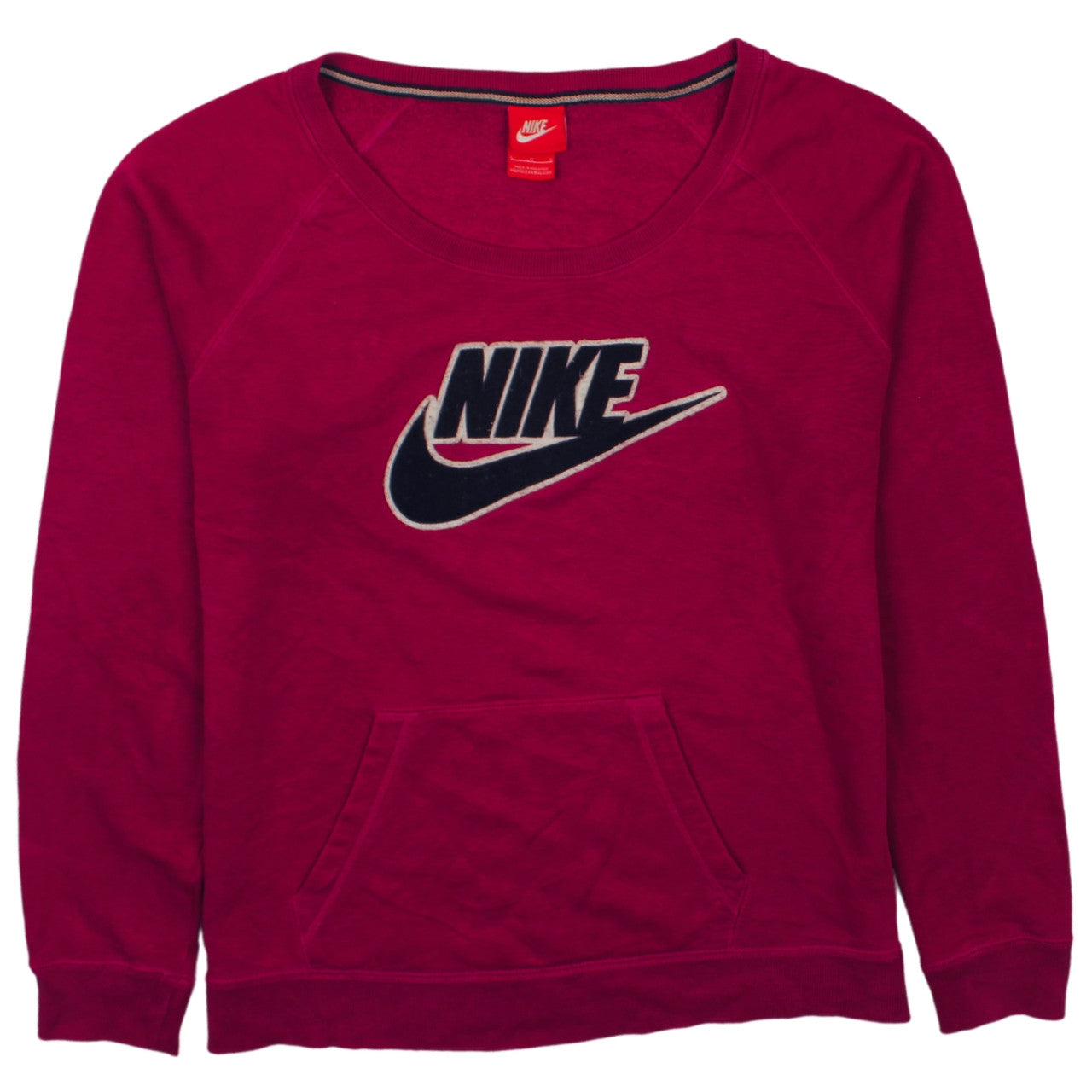 Nike Women’s Pink Long Sleeve Pullover Sweatshirt Size L