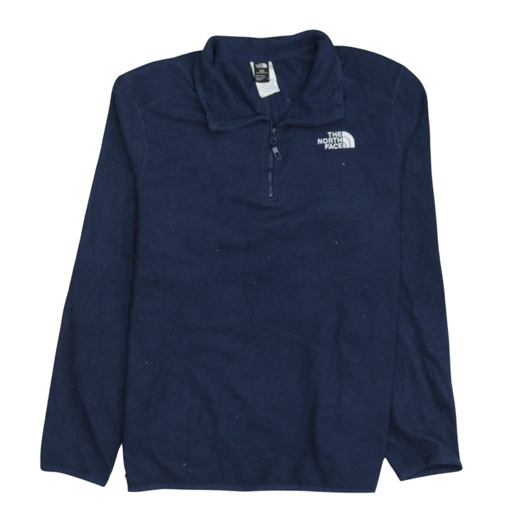 The North Face Men's Blue Fleece 1/4 Zip Pullover Sweatshirt L